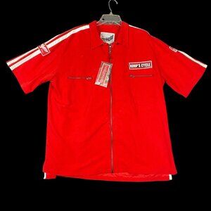 NWT Troy Lee Designs Pit Shirt XXL Full Zip 2 Patches Koup's Cycle Motorcycles